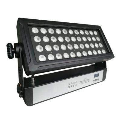 China Variable speed (1-20Hz) outdoor 44x15W rgbw led step flood light for building IP65 led wall washer for sale