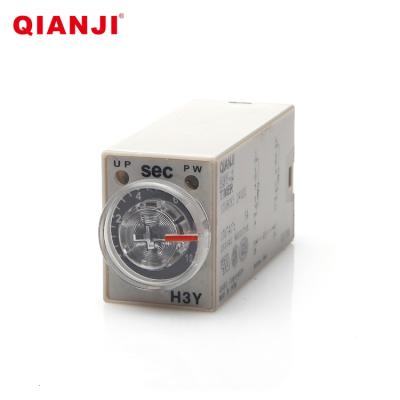 China QIANJI Alibaba China H3Y-2 DC 12V Delay Timer Time Sealed Relay 0-60Second for sale