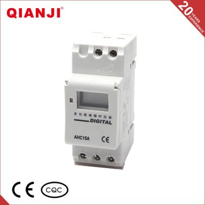 China QIANJI China Suppliers 240V 50-60Hz Din Rail Digital Time Delay Switch 16A/250VAC for sale