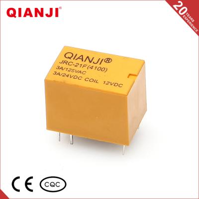 China QIANJI China Low Price Products 3A 24VDC Sealed Miniature Coil Finder PCB Relay for sale