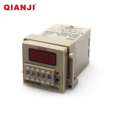 China QIANJI Low Price One Count 1Z AC12V-380V DC12V-48V Meter DH48J DH48J for sale