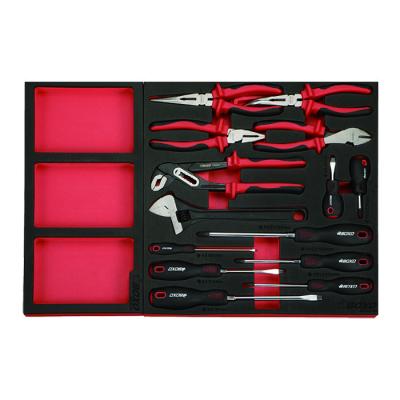 China Modular Tool Organization Hand Grip 14Pcs Household Tools Multifunctional Tool Set Multifunctional Screwdriver Pliers and Pliers Set for sale