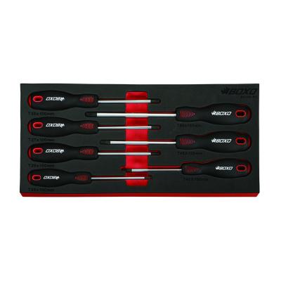 China Modular Tool Organization Security Automotive Tools Kit Set 7 Pcs Professional Multi Screwdriver Set Repair Tool Hex Precision Screwdriver Tool Kit Set for sale