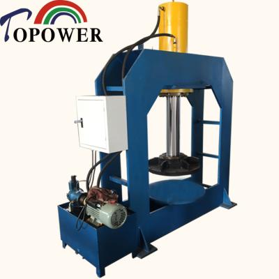 China TOPOWER 100T 200T 160T 300T Solid Tire Switch Forklift Tire Press Machine TP120 for sale