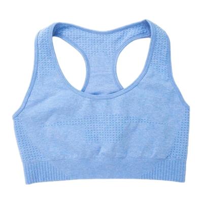 China Solid Color Breathable Seamless Yoga Bra for sale