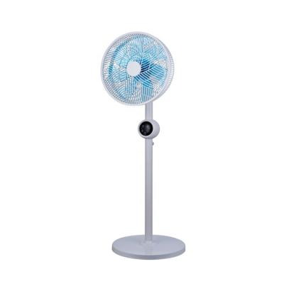 China Optional Stand Fan With New Design 7 Blades Copper App 14 Modes App 2 Touch Electric Optional Remote Home 16 Inch Modern Classic Pedestal Floor Stand Fan for sale