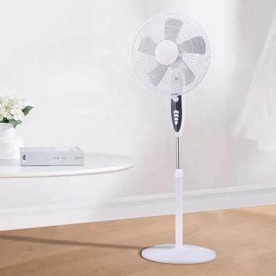 China Household 16 Inch OEM Pure Copper Motor Pedestal Stand Portable Oscillating Plastic Cooling Electric Fan for sale