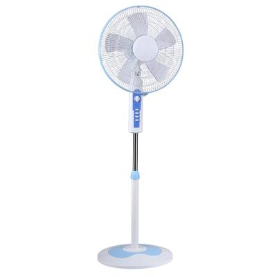 China Household Home Appliance 3 Speed ​​Control 2h Timer Round Copper Base 16 Inch Motor Stand Oscillating Electric Fan for sale