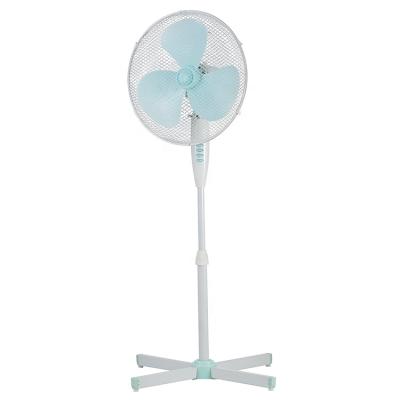 China Household 3 Different Blades Plastic Cross Round Base Cooling 16 Inch Stylish Rotating National Electric Rack Fan for sale