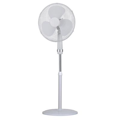 China Household Round Pedestal 50w Maker 16 Inch Height 3 Adjustable Speed ​​Cooling Knob Control Position Plastic Fan for sale