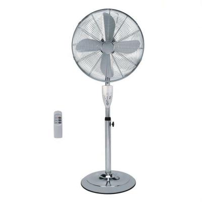 China 4 Blades Timer 5h Smart Industrial Ventilation 18 Inch Metal Position Large Remote Oscillating Fan With Remote Control for sale