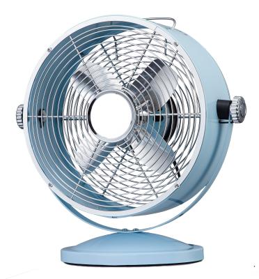 China Portable 8 Inch Metal Fan Orient Ventilador Motor Accessories Commercial Desktop Mini Pedstal Table Room for sale