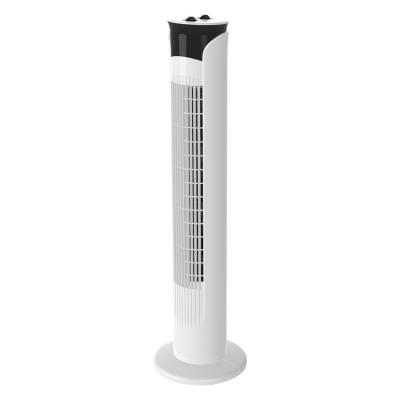 China Hotel Shunde Electric Power Tower Fan Slim Oscillating 32 Inch Round Air Tower Fan Remote Control Bladeless Cooling for sale