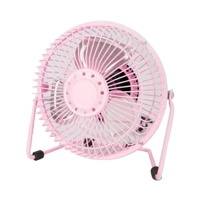 China 2021 Car Custom 90 Degree 6 Inch Mini Private Label Metal Round Car Table USB Handheld Portable Cooler Fan for sale