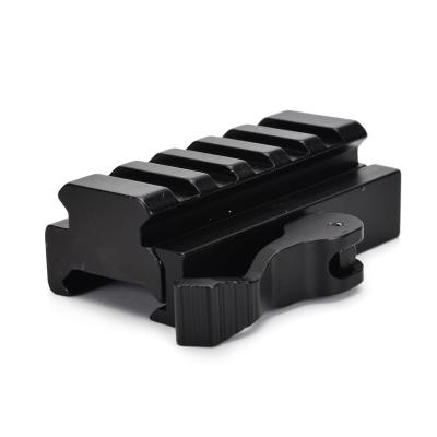 China Quick Release Version 5 Slot 0.5inch Rise Bracket Mount Base Quickly For Hunting Sports for sale