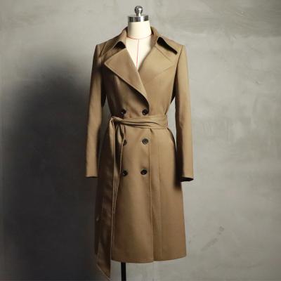 China Fleece Jacket OEM Winter Wool Women's Lady Long Coat Trench Camel Blend Clothes Ladies Oversized Jacket for sale