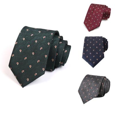 China New Fashion Men's Cashew Pattern Business Tie Repeat Tie For Man 7.5cm for sale