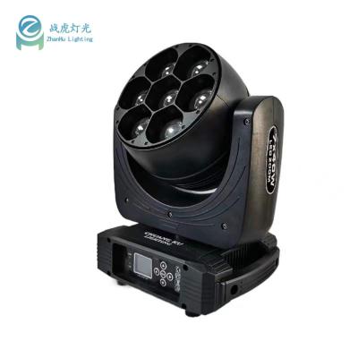 China Wedding Head 7*40w High Even Bright Moving Light 7*40w Led Bee Eyes Moving Head Light Zoom For Bar Hotel Wedding Stage for sale