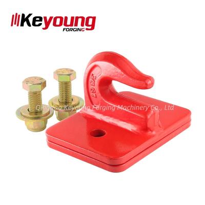 China 2022 Trailer Parts Newest Custom Design Professional Tractor Bucket 5/16 Inch Bolt On Grab Hook for sale