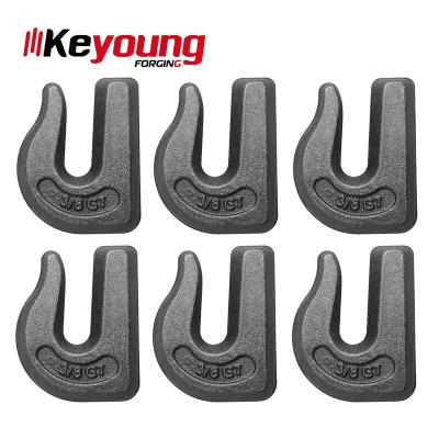 China General Industry Manufacturer Price Towing Weldable G70 High Quality Low Weld On Grab Hook for sale