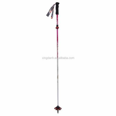 China Foldable EVA Folding Lightweight 5 Section Trekking Pole 7075 Telescopic for sale