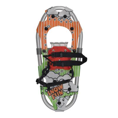 China Up To 100 Pounds Alu Frame One Light Green Aluminum Traction Binding Kids Snowshoes For Youth Up To 100 Pounds for sale