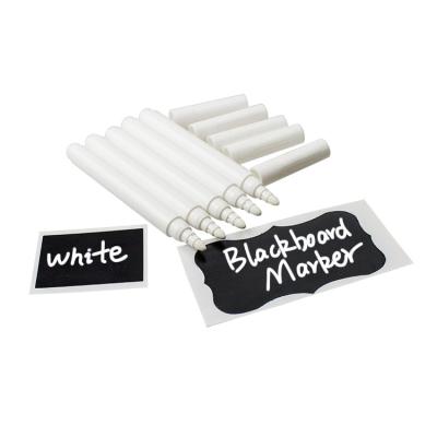 China Customized Logo 6mm Nontoxic Erasable White Liquid Chalk Paint Marker for sale