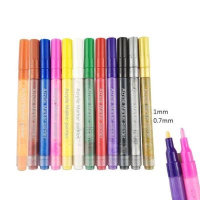 China Paint Paint Marker Marking On Car Tire Window Tip Metal Oil Painting Ceramic Acrylic Marker Pen for sale