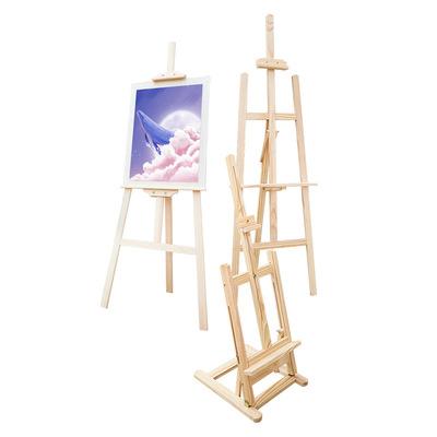 China Easel Art Easel Portable Sketch Art Easel Special Display Easel Solid Wood Foldable Painting Group for sale