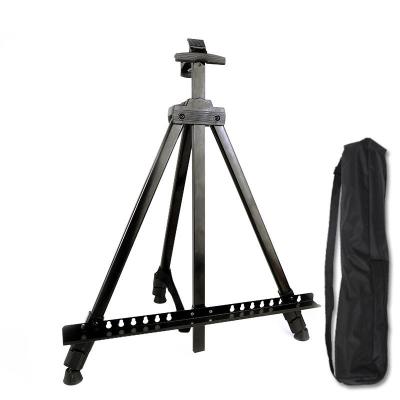 China Adjustable Artist Painting Easel High Quality Display Easel Tripod Easel Metal Height Stand With Portable Bag for sale