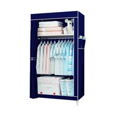 China Stored High Capacity Dust Proof Clothes Cabinet Wardrobe Closet Student Dormitory Cloth Storage Wardrobes for sale