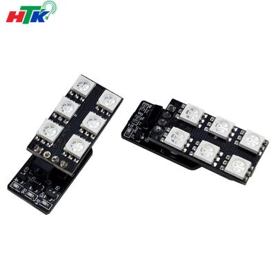 China Good quality RGB led canbus t10 5050 6smd led light CANBUS T10 RGB 6SMD 5050 for sale