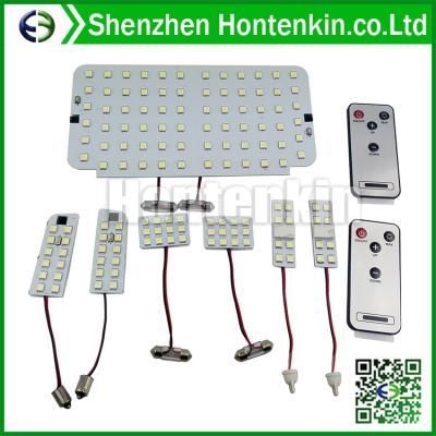 China Vehicle Specific 136SMD 7pcs Full LED Interior Light Sets For Toyota Hiace SRL-3C-T10B-190 for sale