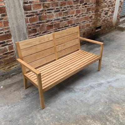 China European Modern Commercial Outdoor Patio Furniture Wooden Long Bench Park Outdoor Garden Bench for sale