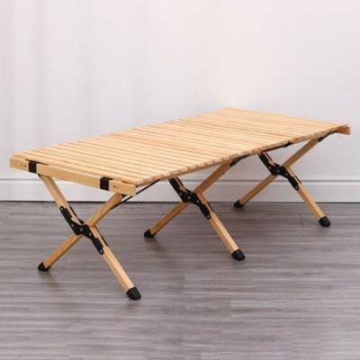 China Modern Outdoor Foldable Portable Camp Furniture Supply Manufacturing Picnic Camping Wooden Folding Table for sale