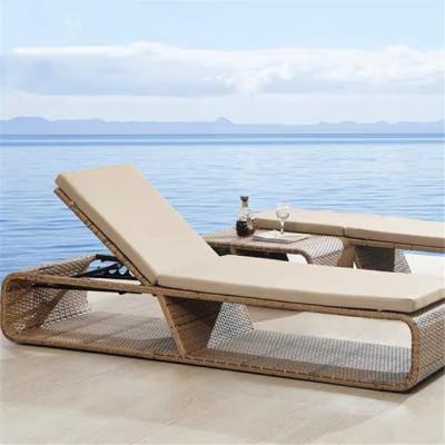 China Modern Sun Bed Beach Furniture Manufacturer Leisure Beach Chair Outdoor Pool Sofa for sale