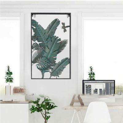 China Art Deco Creative Design Luxury Art Living Room Metal Hanging Wall Decor for sale