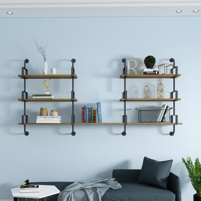 China DIY Adjustable Wall Shelf (Height) Decorative Floating Book Storage Shelving With Drawer For Living Room for sale