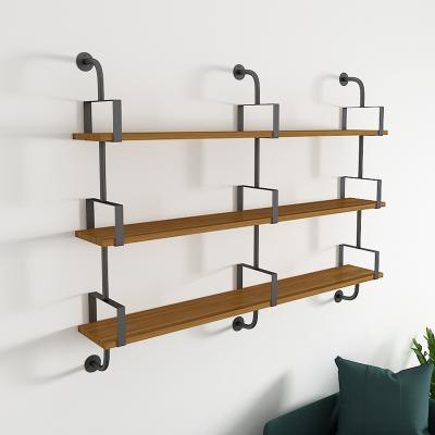 China Adjustable (Height) Accept Customization Home Decoration High Quality Wooden Wall Beams Cube for sale