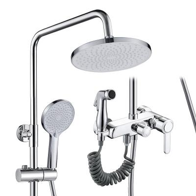 China Without Slide Bar Shower Faucet Tub Shower Faucet Brass Bath And Shower Faucets for sale