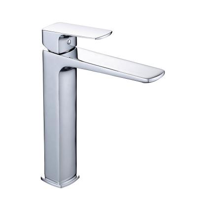 China Brass Metered Faucets Hotel Inter-deck High Quality Basin Faucet Cold And Hot Water Single-Handle Dual Control Function for sale