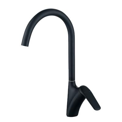 China High Quality Metered Brass Kitchen Faucet Black OEM Faucet Kitchen Faucet for sale