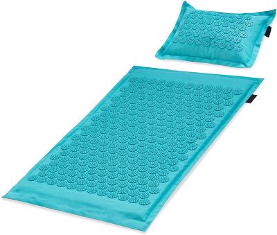 China Lightweight Natural Coconut Acupressure Mat and Pillow Set for Back Neck Pain Relief and Muscle Relaxation Relieves Stress for sale