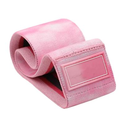 China Elastic Cloth Resistance Glute Hip Bands For Legs And Butt Set Of Cloth 3 Non-Slip Thick Wide Hip Resistance Circle Band for sale