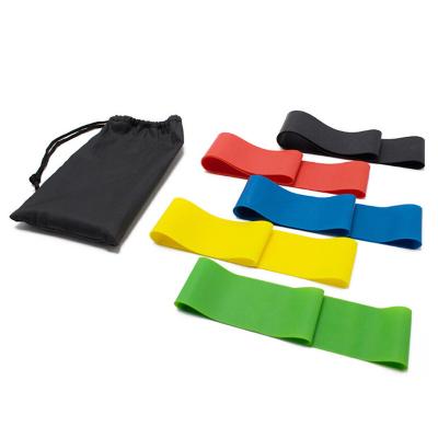 China Good Performance Portable Natural Latex Exercise Fitness Mini Loop Bands Pull Up Aid/Resistance Bands for sale