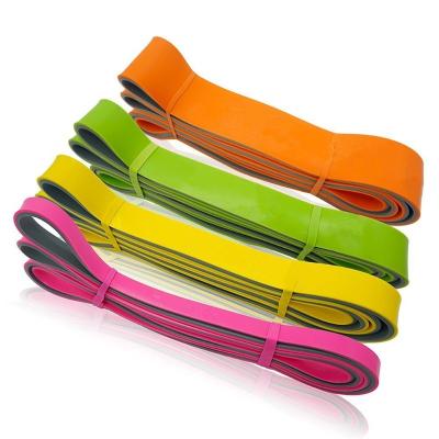 China Durable 2080*4.5mm Latex Pull Up Bands Heavy Duty Mobility Power Lifting Aid Bands With Best Levels For Stretchinga&Balance Training for sale