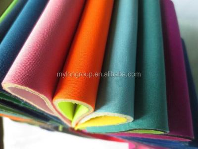 China Shoes many kinds of fabric laminated with sponge padded fabric with sponge foam for sale