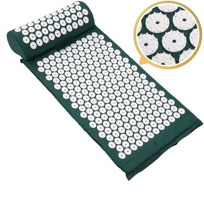 China Comfortable Acupressure Mat Foot Massage Stress Mat with High Density Sponge Foam for Back Pain Relief for sale