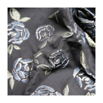 China JBR5279N China Wholesale Floral Dress Shrink-Resistant Yarn Dyed Check Recycled Polyester Fabric for sale