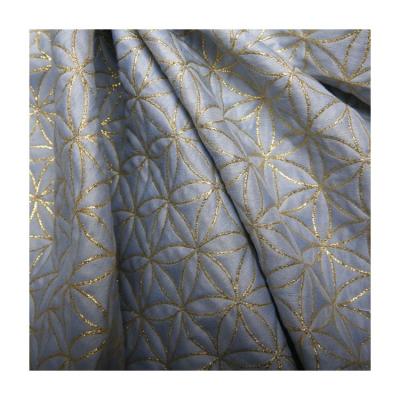 China Shrink-Resistant 100% Polyester Jacquard Brocade Fast Delivery Abstract Geometry Fabric for sale